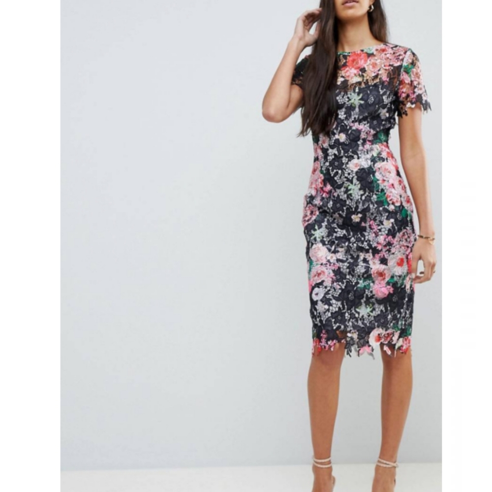 NWT ASOS | Floral Crochet Dress